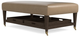 Bassett® Furniture Kara Leather Rectangular Ottoman with Tray-1