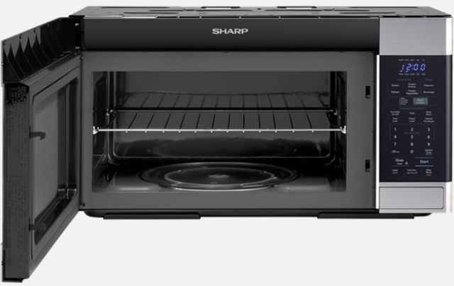 Sharp® 1.6 Cu. Ft. Stainless Steel Over The Range Microwave-1