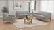 Coaster® Vaughn Gray Upholstered Flared Arm Loveseat-2