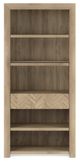 A.R.T. Furniture® Garrison Washed Oak Bookcase-2