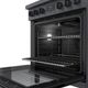 Bosch® 800 Series 30" Black Stainless Steel Freestanding Gas Range-1