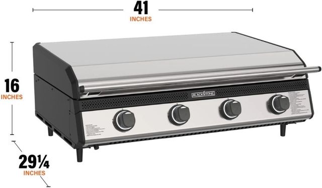 Blackstone® 4-Burner Stainless Steel Built In Liquid Propane Grill-1