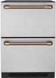 Café™ Brushed Copper Under the Counter Refrigerator Handle Kit-2