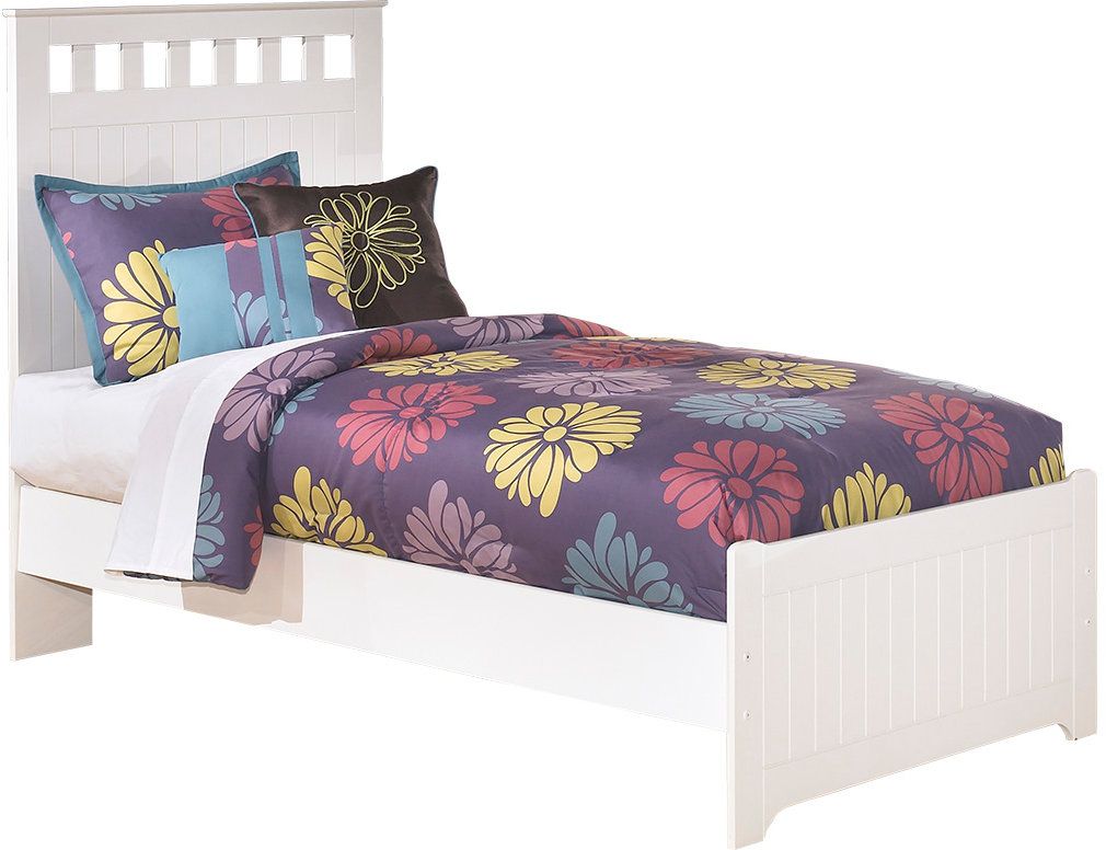 Signature Design by Ashley Lulu White Youth Twin Panel Bed Roby s Furniture Appliance