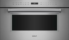 Wolf® M Series Professional 1.6 Cu. Ft. Stainless Steel Built In Drop-Down Door Microwave Oven