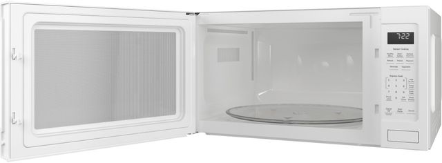 GE Profile™ 2.2 Cu. Ft. White Countertop Sensor Microwave-3