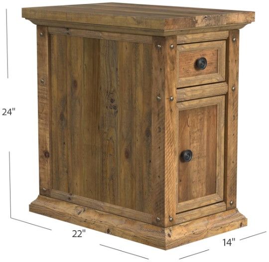 Null Furniture Hayden Valley Sandstone Chairside Cabinet-3