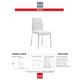 Korson Furniture Max White Side Chair-2