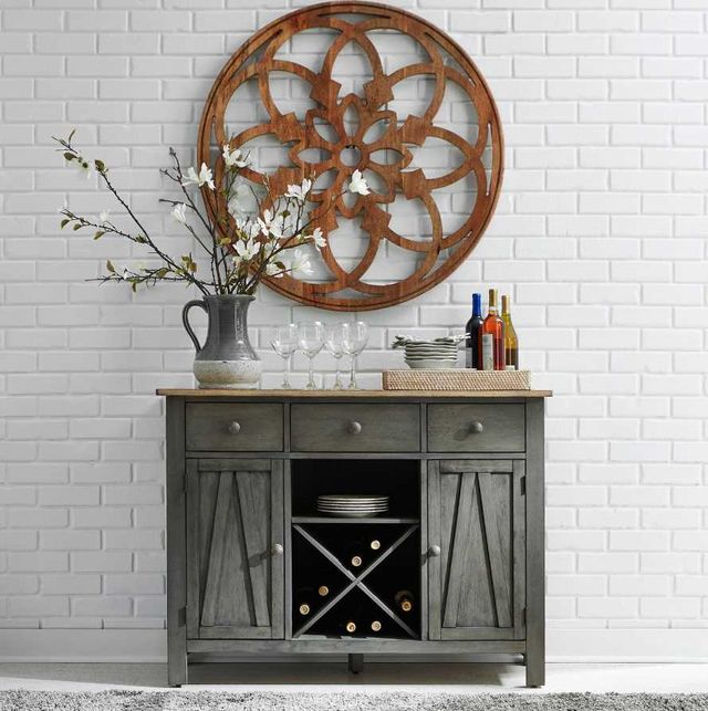 Liberty Furniture Lindsey Farm Gray/Sandstone Server-1