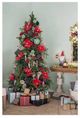 A & B Home Red 16" Faux Flower -4