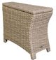 CabanaCoast® Customizable Riverside SolWeave® Wicker Outdoor Storage Wedge Table-2