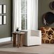 Crestview Collection Mason Tan End Table with Natural Base-1