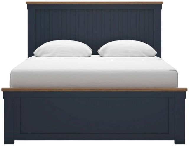 Signature Design by Ashley® Landocken Blue/Brown Queen Panel Bed-2