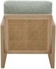 KUKAHOME Pacifica Brown/Lila Moss Accent Chair-3