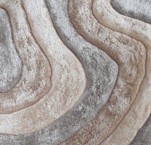 MDA Rugs Mateos Beige/Brown 5'x7' Area Rug-1