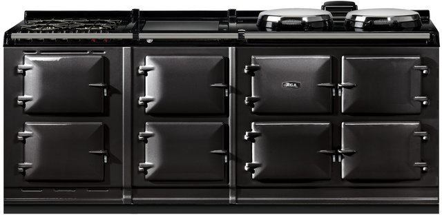 AGA™ Classic R7 210 83" Black Pro Style Dual Fuel Range-0