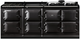 AGA™ Classic R7 210 83" Black Pro Style Dual Fuel Range-0