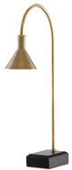 Currey & Company Thayer Vintage Brass/Black Desk Lamp-0
