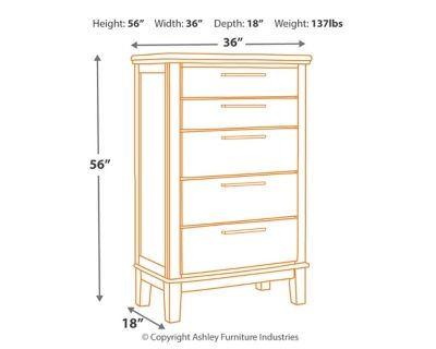 Signature Design by Ashley® Ralene Dark Brown Chest-3