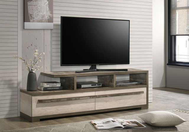 Crown Mark Patterson Two-Tone TV Stand-3