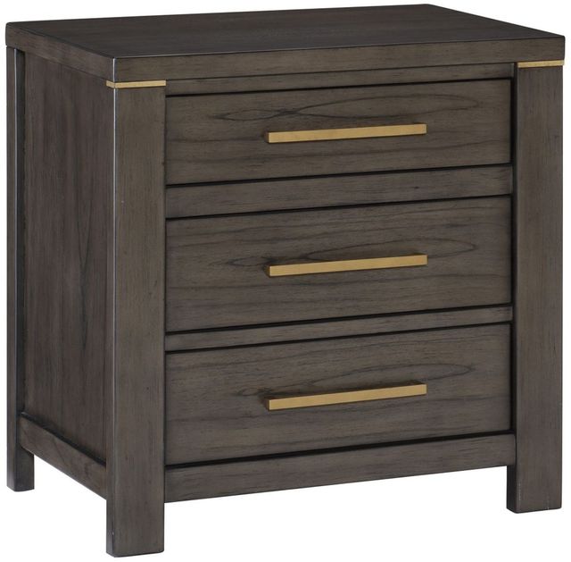 Homelegance® Scarlett Brown Gray Nightstand-0