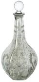 A & B Home Antique Silver Glass Jar-0