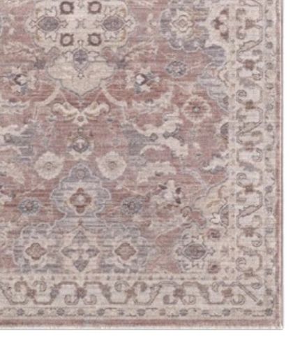 KAS Rugs Adele Blush Serafina 5'x8' Area Rug-1