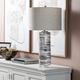 Crestview Collection Santa Fe Gray/White Table Lamp-1