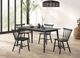 Furniture of America® Beale 7-Piece Black Dining Table Set-3