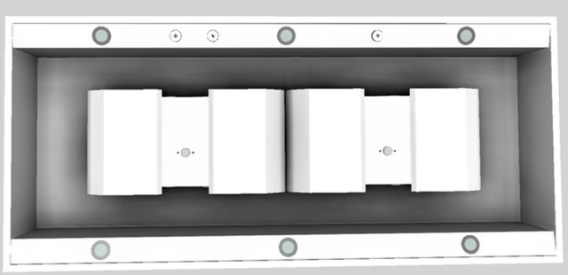 Vent-A-Hood® 60" White Contemporary Island Range Hood-1