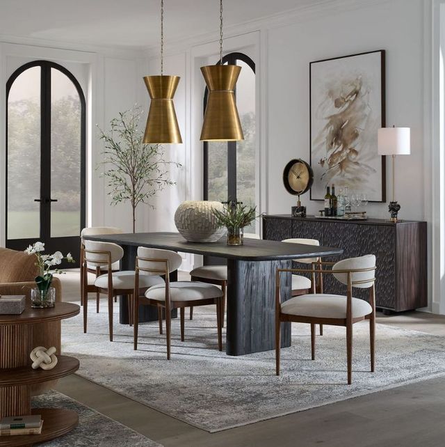 Uttermost® Kirin Black Reclaimed Fir Dining Table-1