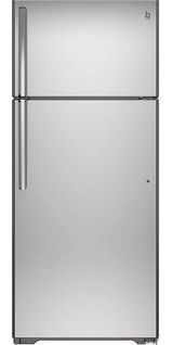 GE® 18.0 Cu. Ft. Stainless Steel Top Freezer Refrigerator