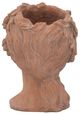 A & B Home Brown 12" Head Bust Planter-3