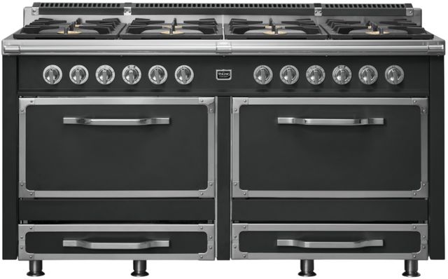 Viking® Tuscany 66" Antique Bronze Pro Style Dual Fuel Range-0