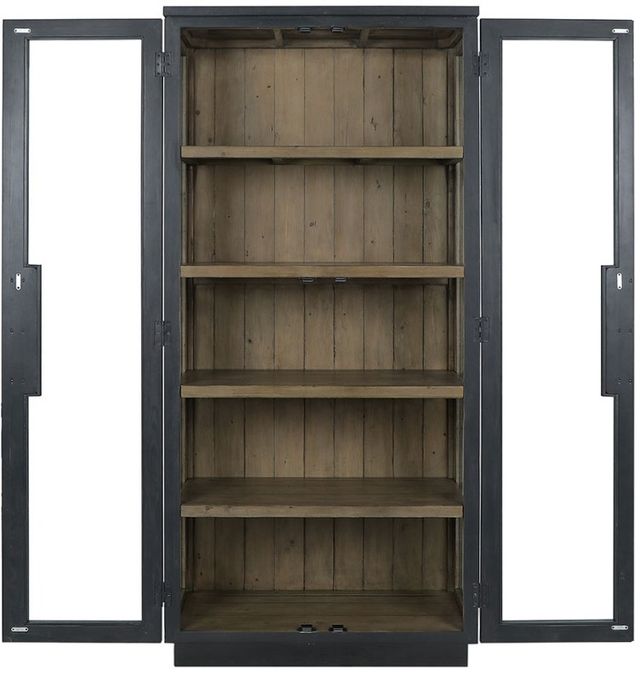 Classic Home Larson Carbon Black 82" Tall Cabinet-3