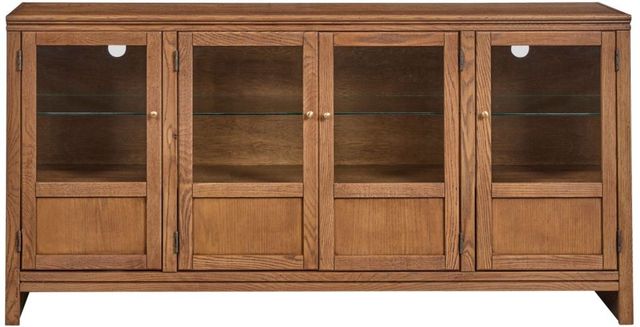 aspenhome® Sandro Brushed Bourbon 66'' Console with 4-Doors-4