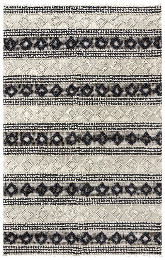 Rizzy Home Capri Neutral 5'x8' Rectangular Rug-0