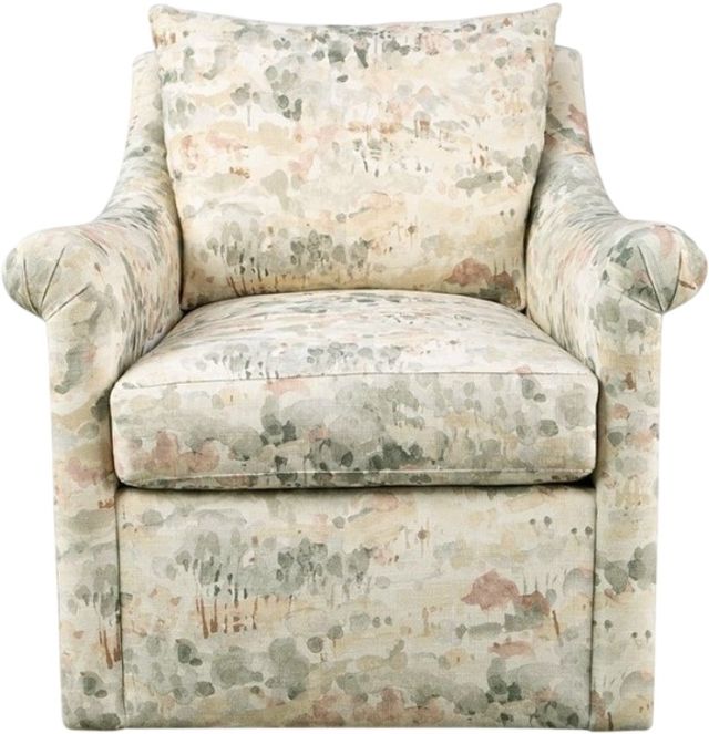 Paula Deen™ by Craftmaster® Customizable Swivel Chair-1