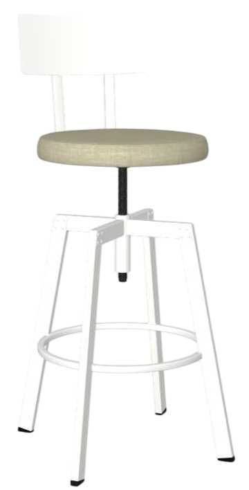 Amisco Customizable Architect Adjustable Stool-2