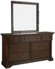 American Woodcrafters Kensington Brown Cherry Dresser-3