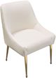 Diamond Sofa® Quinn 2-Piece Brushed Gold/Cream Dining Chair Set-2