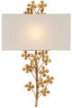 Currey & Company Cloverfield Gold Wall Sconce-1