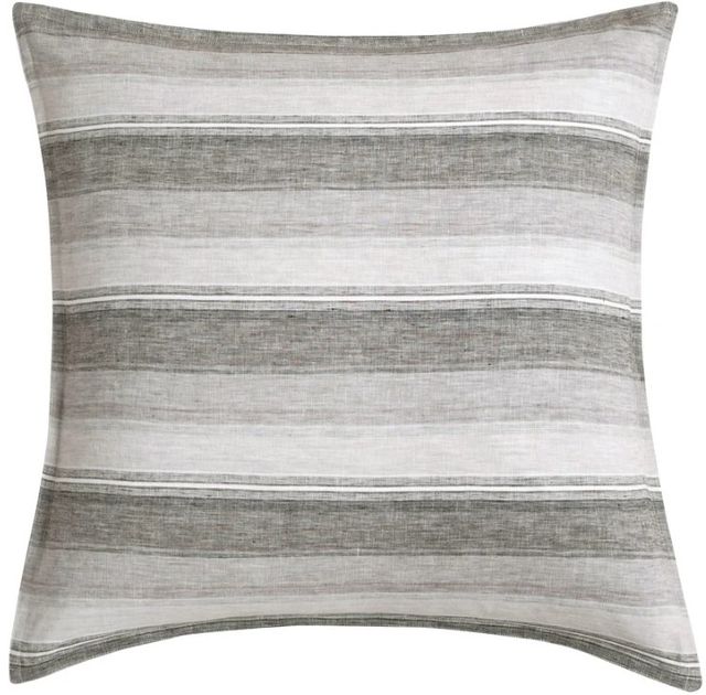 HiEnd Accents Charcoal Linen Euro Sham-0