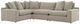 Benchcraft® Maxton Heights 4-Piece Pebble L-Shape Sectional-0