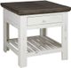 aspenhome® Mesa Antique White End Table-0