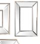 A & B Home 3-Piece Kirby Silver Mirror-2