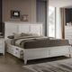 Intercon San Mateo Rustic White King Storage Bed-1