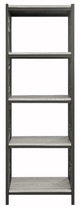 Mazin Furniture Fairhope Faux Marble Top Bookcase-0