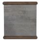 Signature Design by Ashley® Kallenny Gray End Table with Brown Base-3