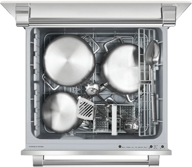 Fisher & Paykel Series 9 24" Stainless Steel Professional Tall Double DishDrawer™ dishwasher-1